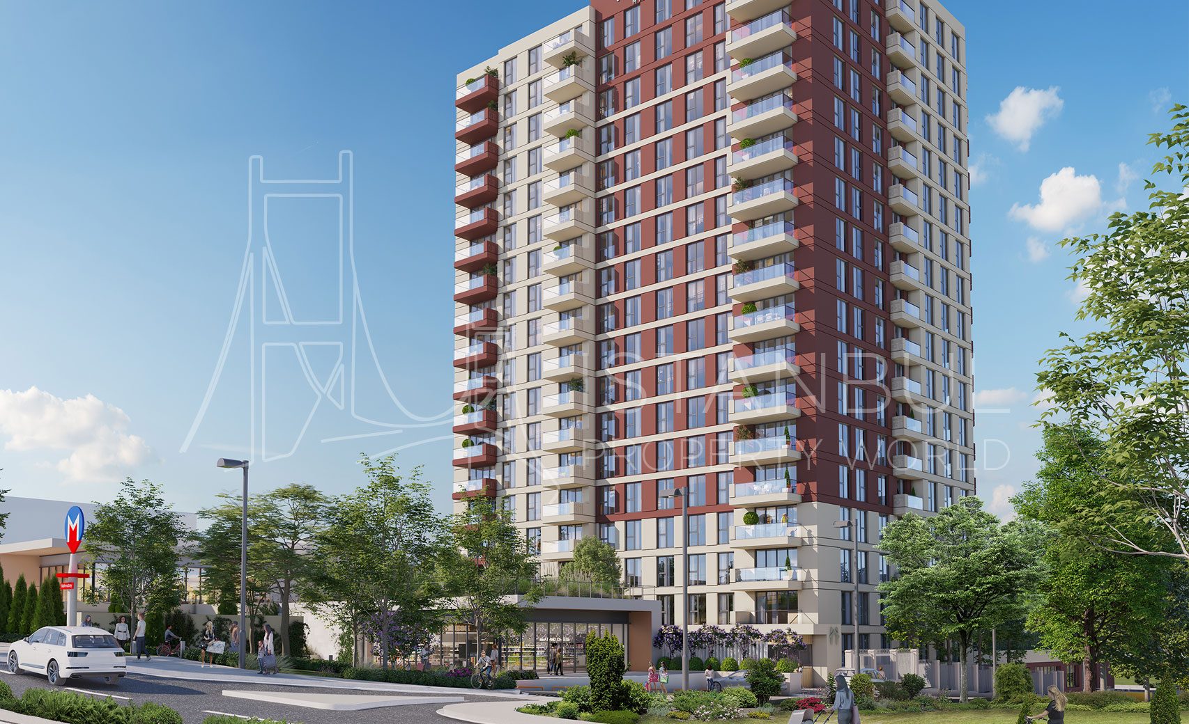 Property Image 4 | IPW117 - Modern Urban Residences with Metro Access in Istanbul